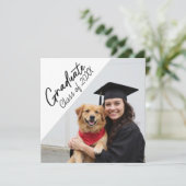 Aankondiging van diploma-uitreikingsfeest Afstudee (Staand voorkant)
