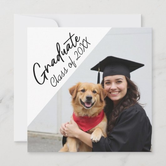 Aankondiging van diploma-uitreikingsfeest Afstudee (Voorkant)