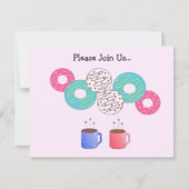 Aankondiging van donuts en koffie (Voorkant)