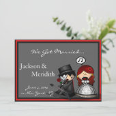 Aankondiging van dramatisch stadium (Staand voorkant)