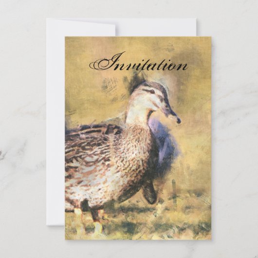 Aankondiging van Duck Party (Voorkant)