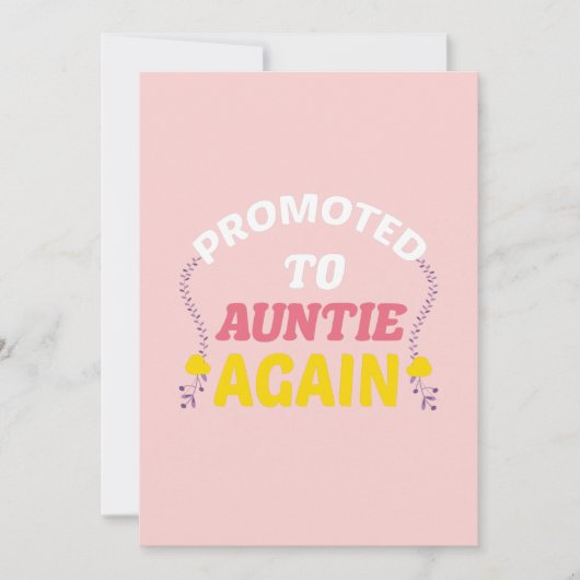 Aankondiging van een acute zwangerschap:promoten b (Voorkant)