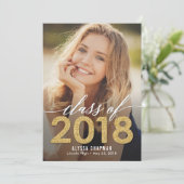 Aankondiging van een Afstuderen voor het mousseren (Staand voorkant)