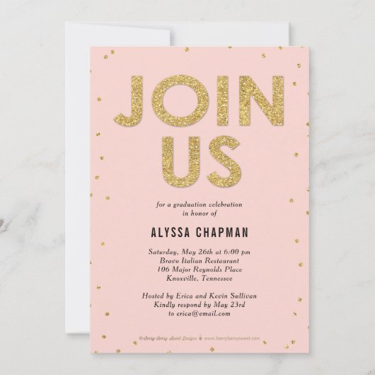 Aankondiging van een Afstuderen voor het mousseren (Achterkant)