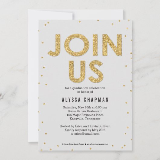 Aankondiging van een Afstuderen voor het mousseren (Achterkant)