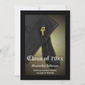 Aankondiging van een Afstuderen voor verpleegkunde (Voorkant)