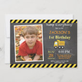 Aankondiging van een "Birthday Dump Truck"-project (Voorkant)