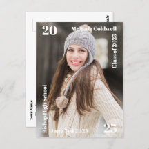 Aankondiging van een gepersonaliseerd Afstuderen