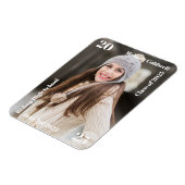 Aankondiging van een gepersonaliseerd Afstuderen Magneet (Linkerzijde)