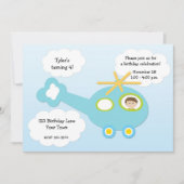 Aankondiging van een helikopter (Voorkant)