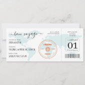 Aankondiging van een instapkaart die weggaat (Voorkant)