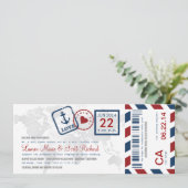 Aankondiging van een instapkaart voor Nautical Air (Staand voorkant)