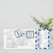 Aankondiging van een instapkaart voor Nautical Air (Staand voorkant)