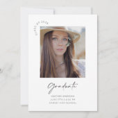 Aankondiging van een Kaart van de graduatiepartij (Voorkant)