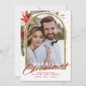Aankondiging van een kerstvakantie-huwelijk (Voorkant)