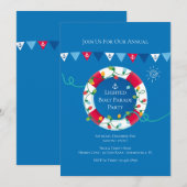 Aankondiging van een "light-boat parade" (Voorkant / Achterkant)