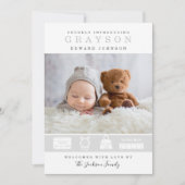 Aankondiging van een moderne foto met een Stats-ka (Voorkant)