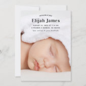 Aankondiging van een moderne minimale foto (Voorkant)