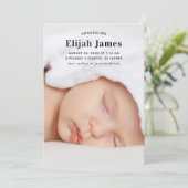 Aankondiging van een moderne minimale foto (Staand voorkant)