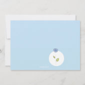 Aankondiging van een nieuwe blauwe foto van een zw (Achterkant)