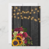 Aankondiging van een nieuwe datum voor de bruiloft (Achterkant)