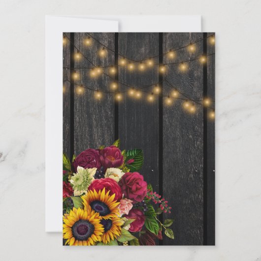 Aankondiging van een nieuwe datum voor de bruiloft (Achterkant)