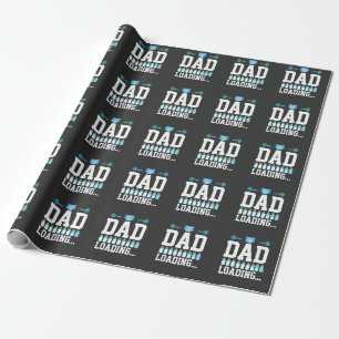 Aankondiging van een nieuwe Pap-Baby lade voor een Cadeaupapier