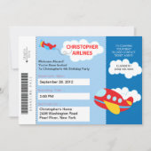 Aankondiging van een startsein voor een vliegtuig (Voorkant)