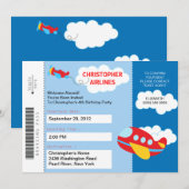 Aankondiging van een startsein voor een vliegtuig (Voorkant / Achterkant)