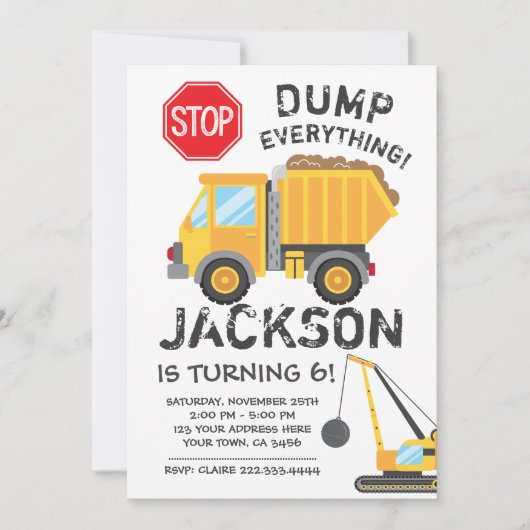 Aankondiging van een uitnodiging voor de bouw (Voorkant)