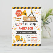 Aankondiging van een uitnodiging voor de bouw (Staand voorkant)