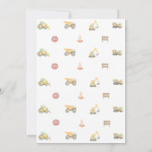 Aankondiging van een uitnodiging voor de bouw (Achterkant)