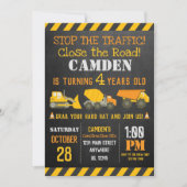 Aankondiging van een uitnodiging voor de bouw (Voorkant)