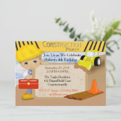 Aankondiging van een uitnodiging voor de bouw (Staand voorkant)