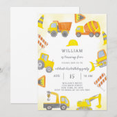 Aankondiging van een uitnodiging voor de bouw (Voorkant / Achterkant)