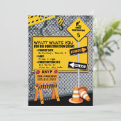 Aankondiging van een uitnodiging voor de bouw (Staand voorkant)