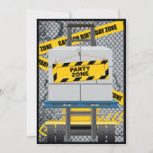 Aankondiging van een uitnodiging voor de bouw (Achterkant)