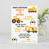 Aankondiging van een uitnodiging voor de bouw (Staand voorkant)