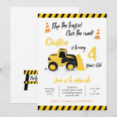 Aankondiging van een uitnodiging voor de bouw (Voorkant / Achterkant)