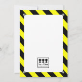 Aankondiging van een uitnodiging voor de bouw (Achterkant)