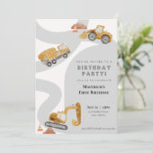 Aankondiging van een uitnodiging voor de bouw (Staand voorkant)