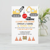 Aankondiging van een uitnodiging voor de bouw (Staand voorkant)