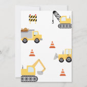 Aankondiging van een uitnodiging voor de bouw (Achterkant)