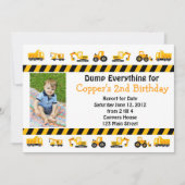 Aankondiging van een uitnodiging voor de bouw (Voorkant)