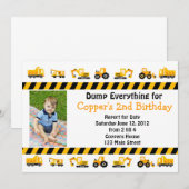 Aankondiging van een uitnodiging voor de bouw (Voorkant / Achterkant)