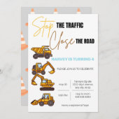 Aankondiging van een uitnodiging voor de bouw (Voorkant / Achterkant)