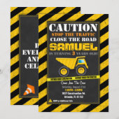 Aankondiging van een uitnodiging voor de bouw (Voorkant / Achterkant)