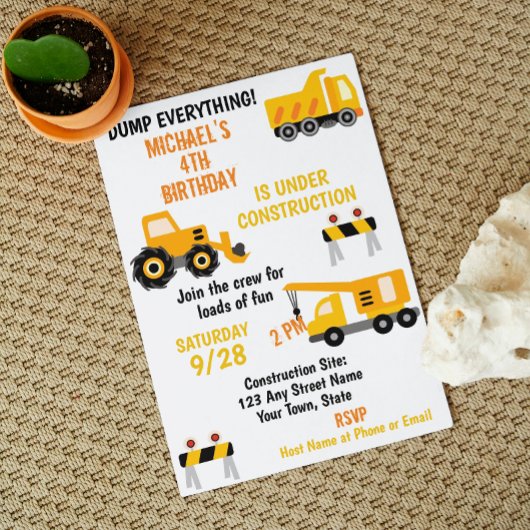 Aankondiging van een uitnodiging voor de bouw