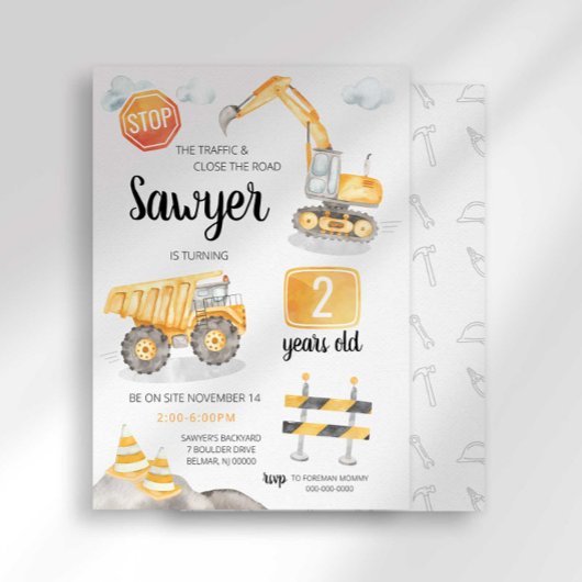 Aankondiging van een uitnodiging voor de bouw