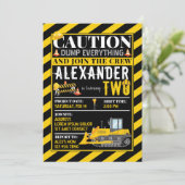 Aankondiging van een uitnodiging voor de bouw (Staand voorkant)